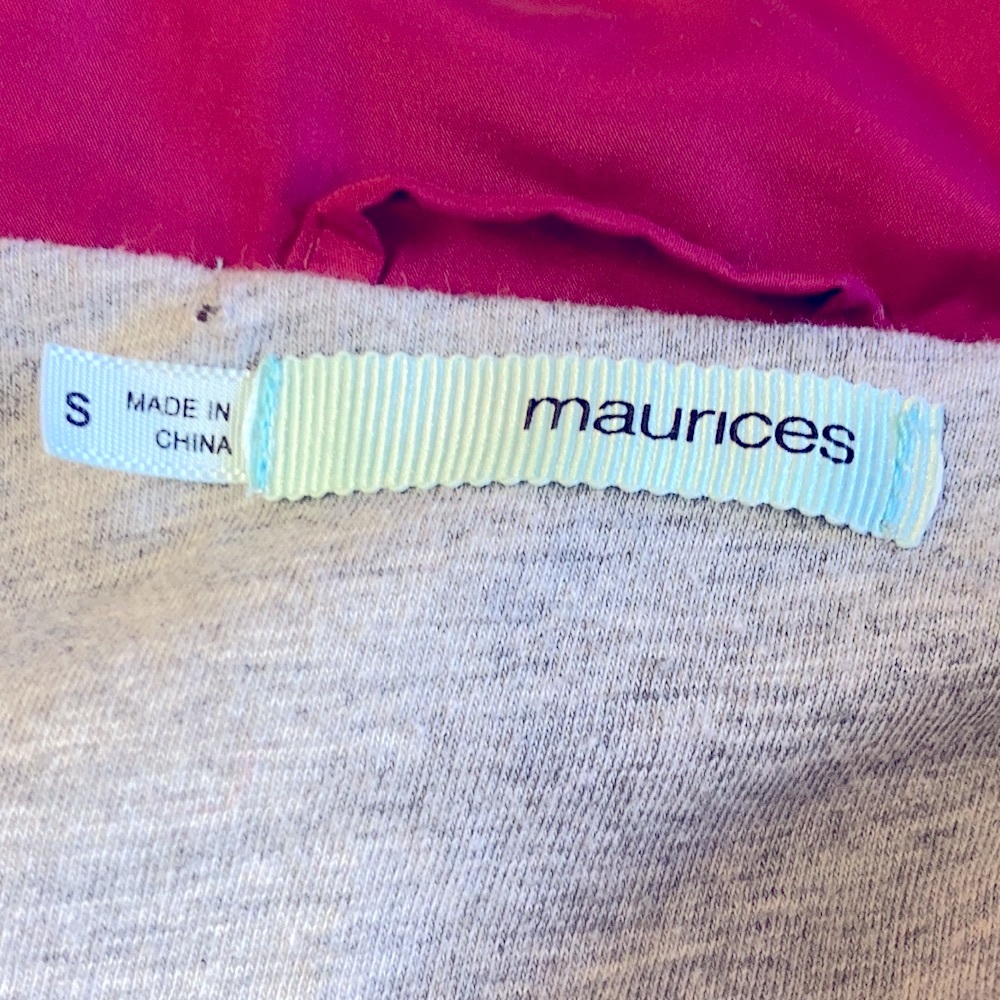 Maurices Magenta Pink Puffer Vest - Picture 9 of 11
